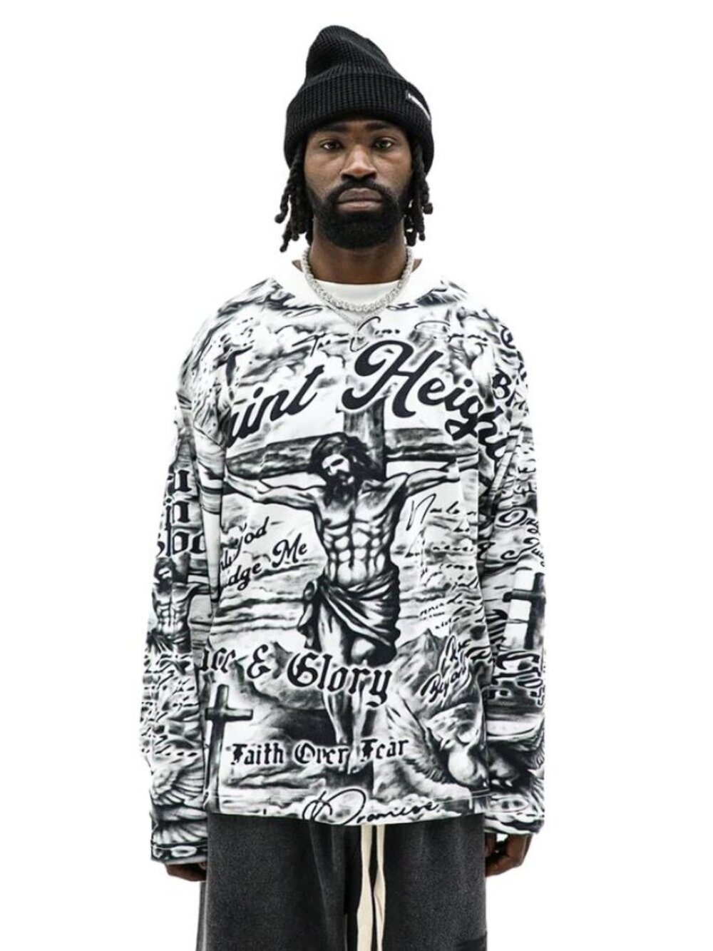 HEIGHTS Men's Grace & Glory Heavyweight Tee Size M